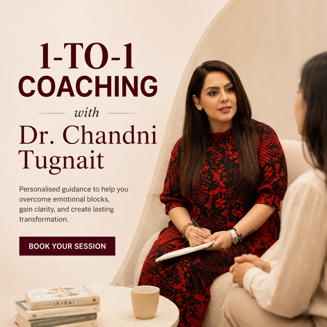 1-2-1 Coaching with Dr Chandni Tugnait